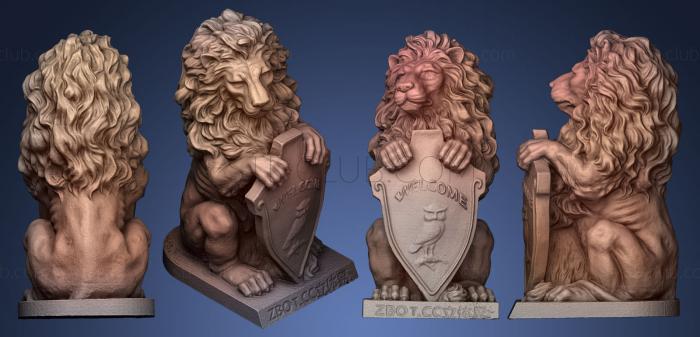 3D model Lion 13 (STL)